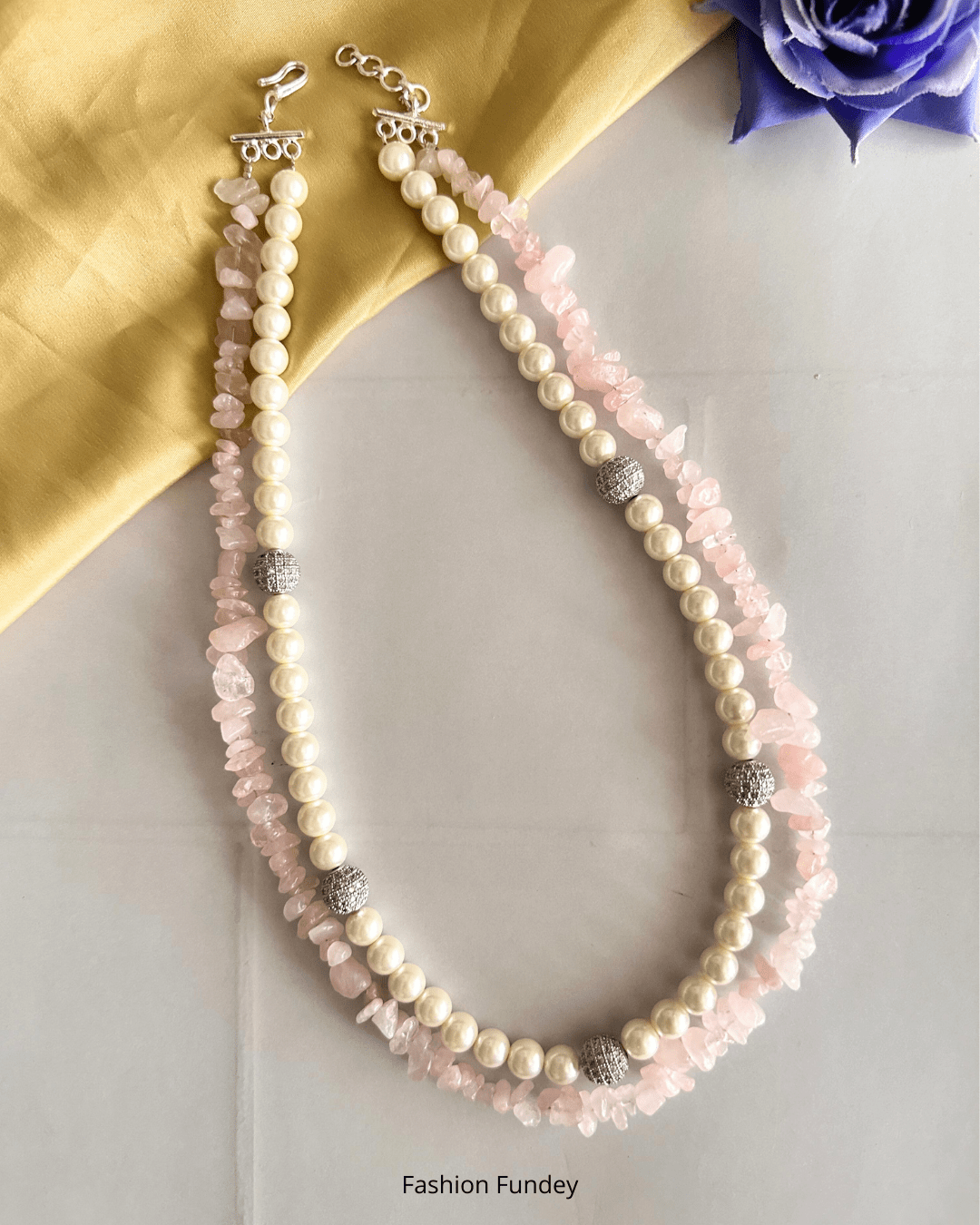 Pink Rida Layered Mala