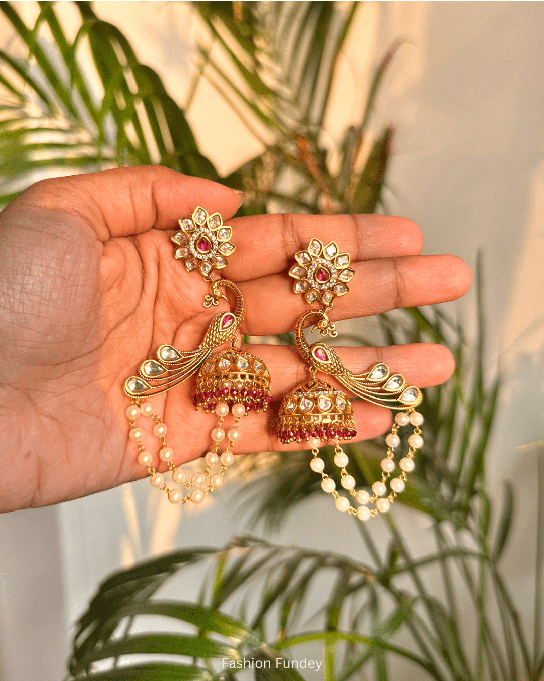 Red Moor Jhumkis