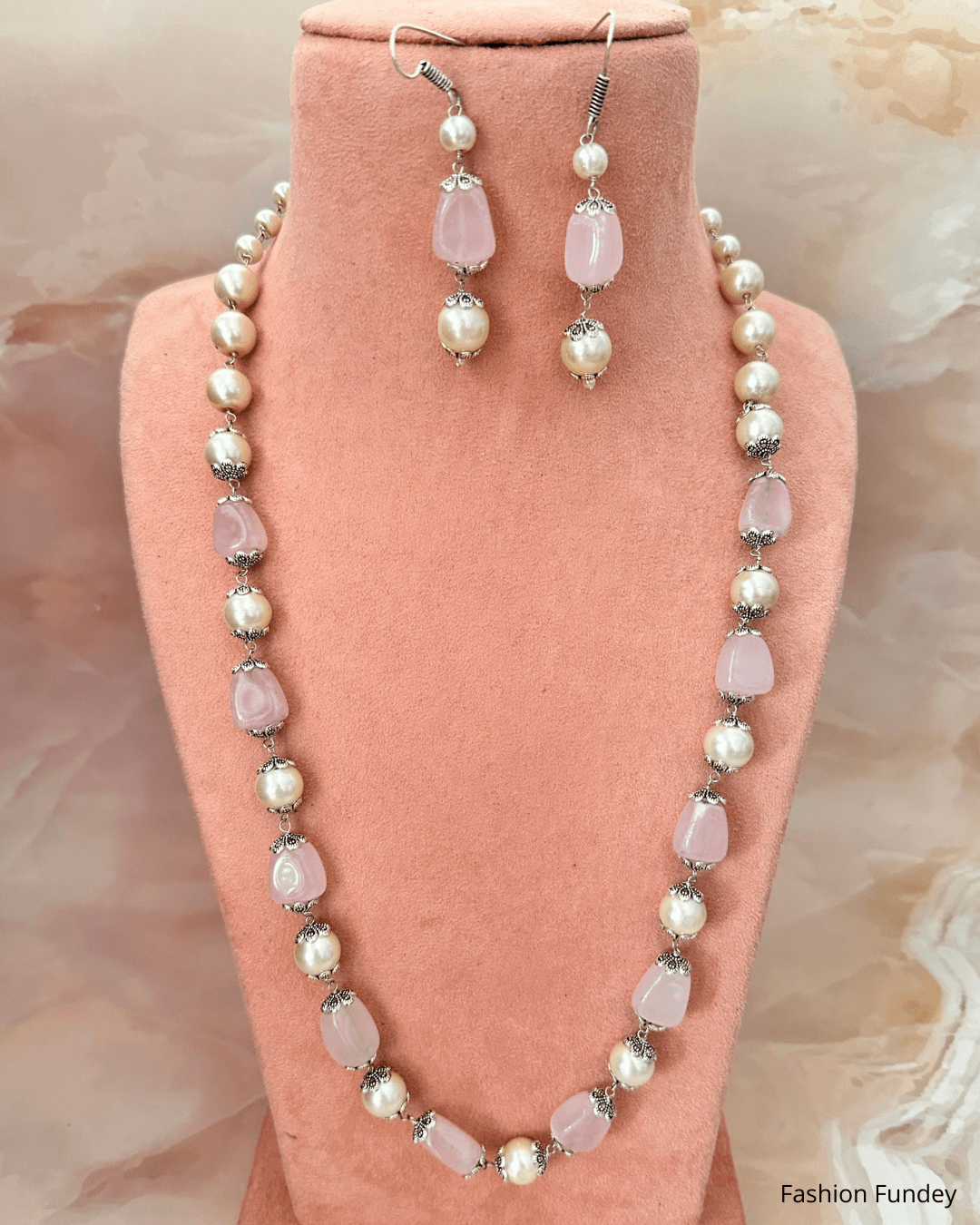 Pastel Pink Reha Pearl Mala