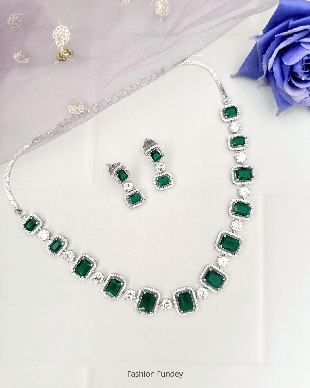 Green Bella Zirconia Choker