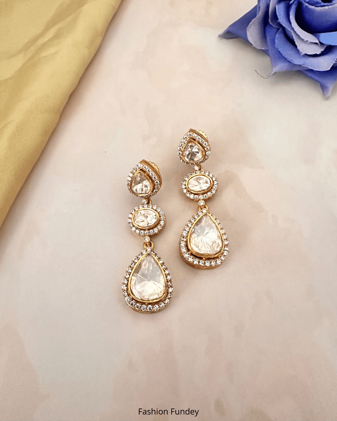 Mossanite Ziva Earrings