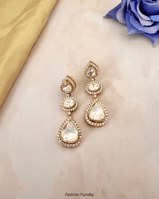 Mossanite Ziva Earrings