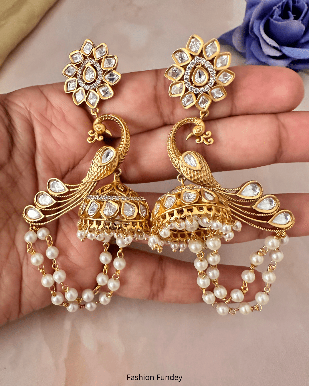 White Moor Jhumkis