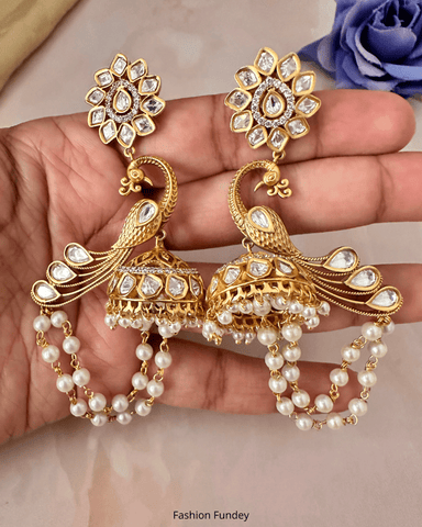 White Moor Jhumkis