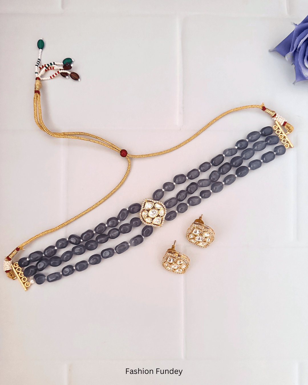Blue Roma Choker