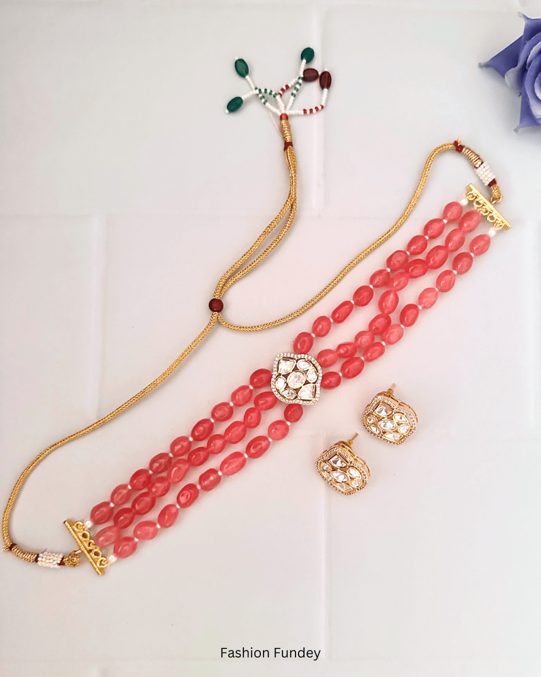 Peach Roma Choker