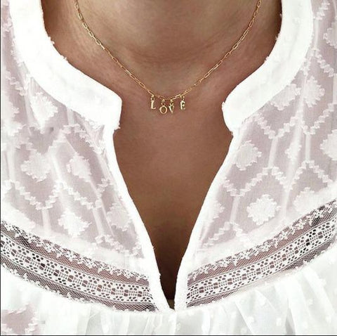 Hanging Love Necklace