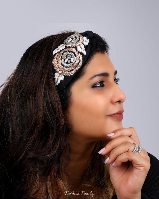 Black Crete Headband