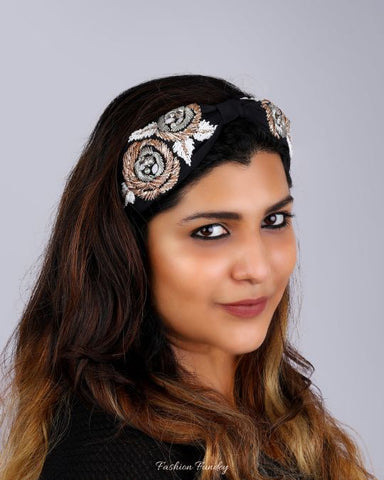 Black Crete Headband