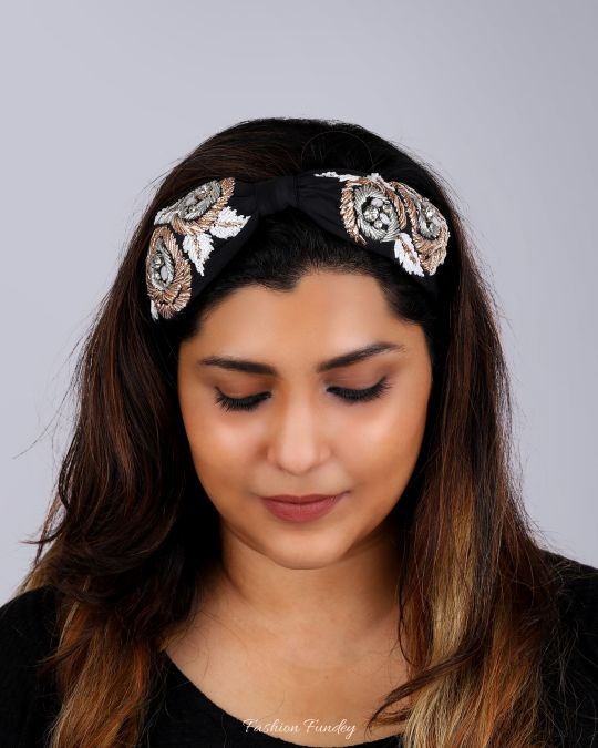 Black Crete Headband
