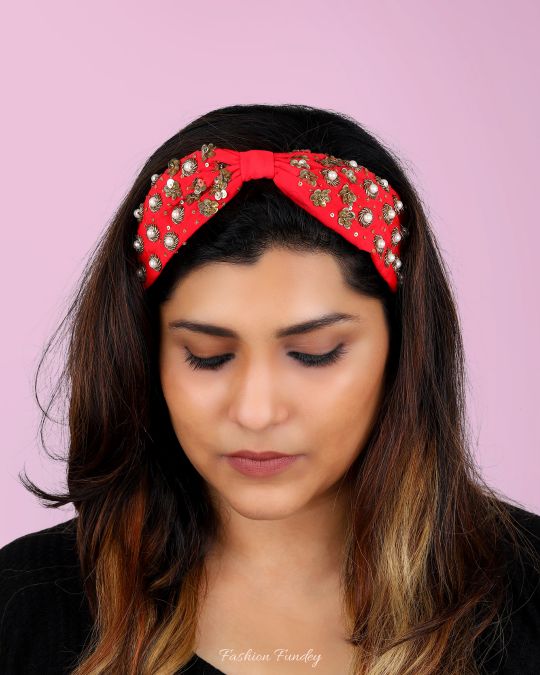 Red Buttercup Headband