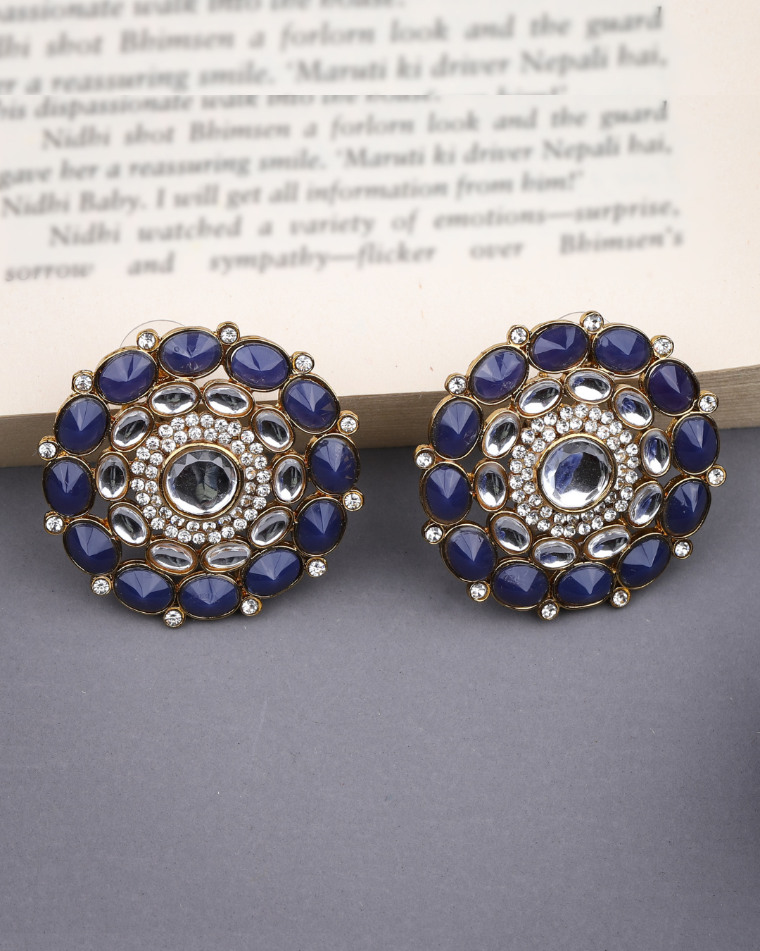 Blue Aviya Studs