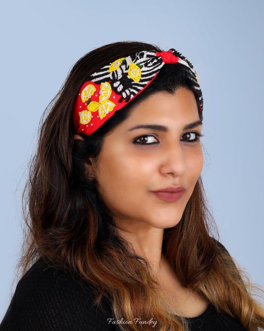 Red Puffin Headband