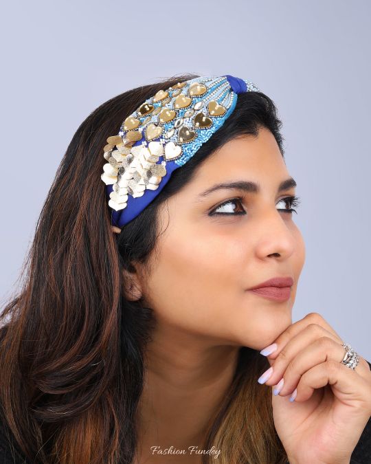 Blue Disco Headband