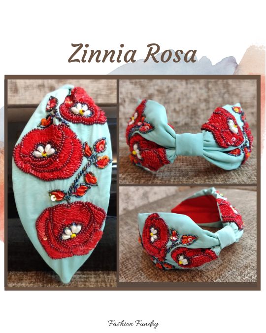 Green Rosa Headband