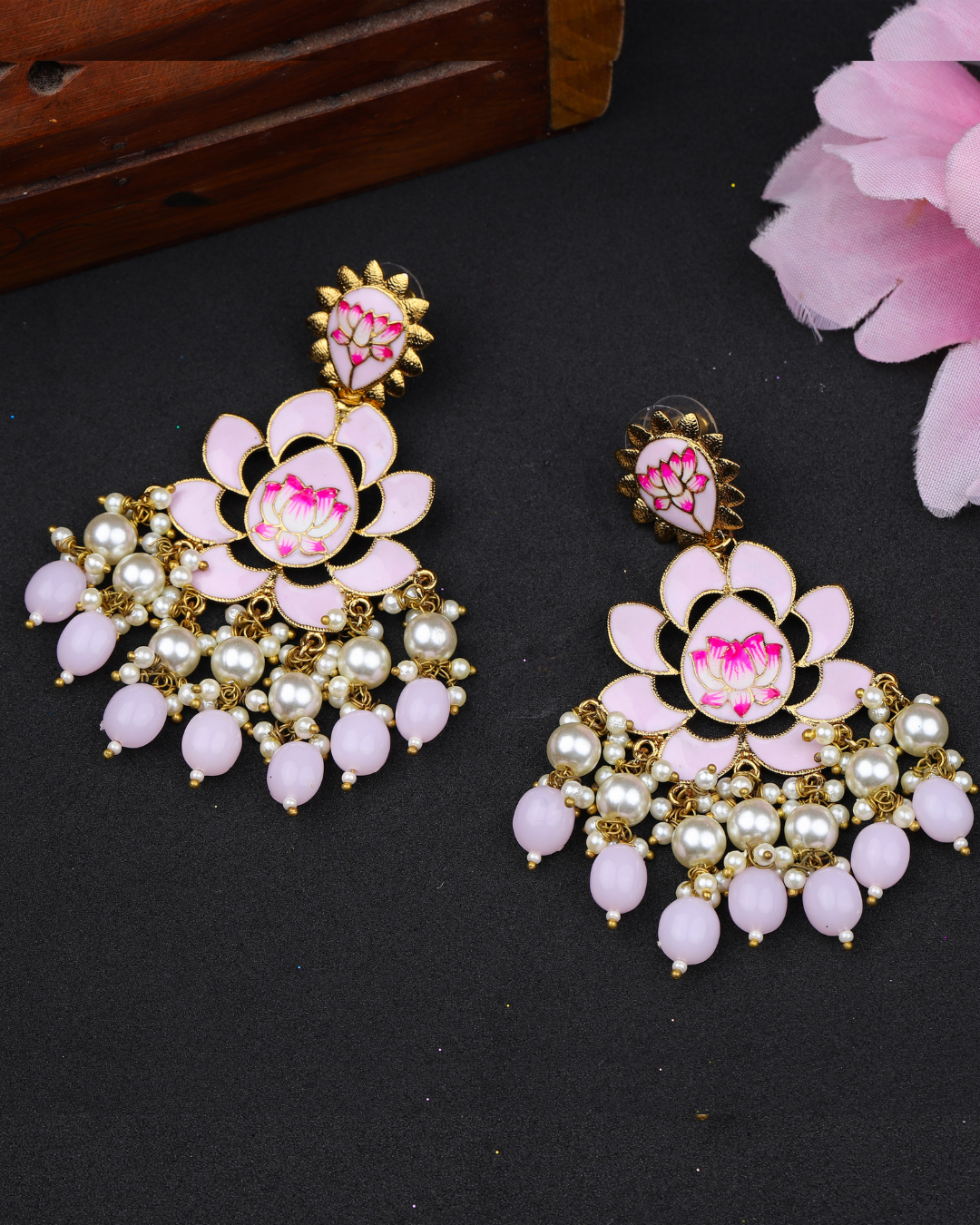 Pink Myrah Earrings