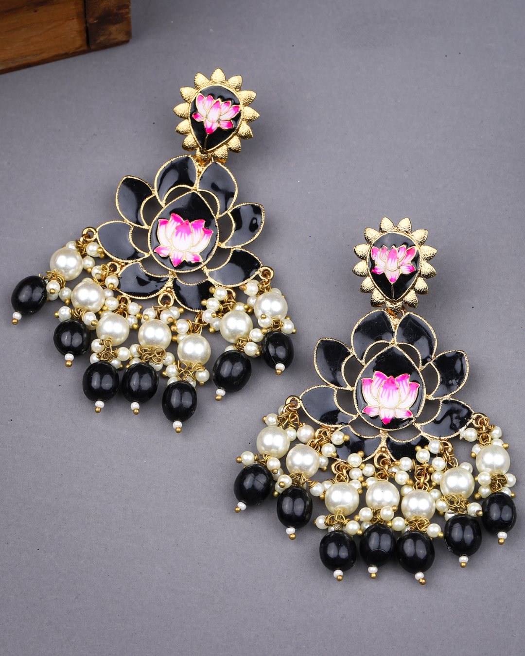 Black Myrah Earrings