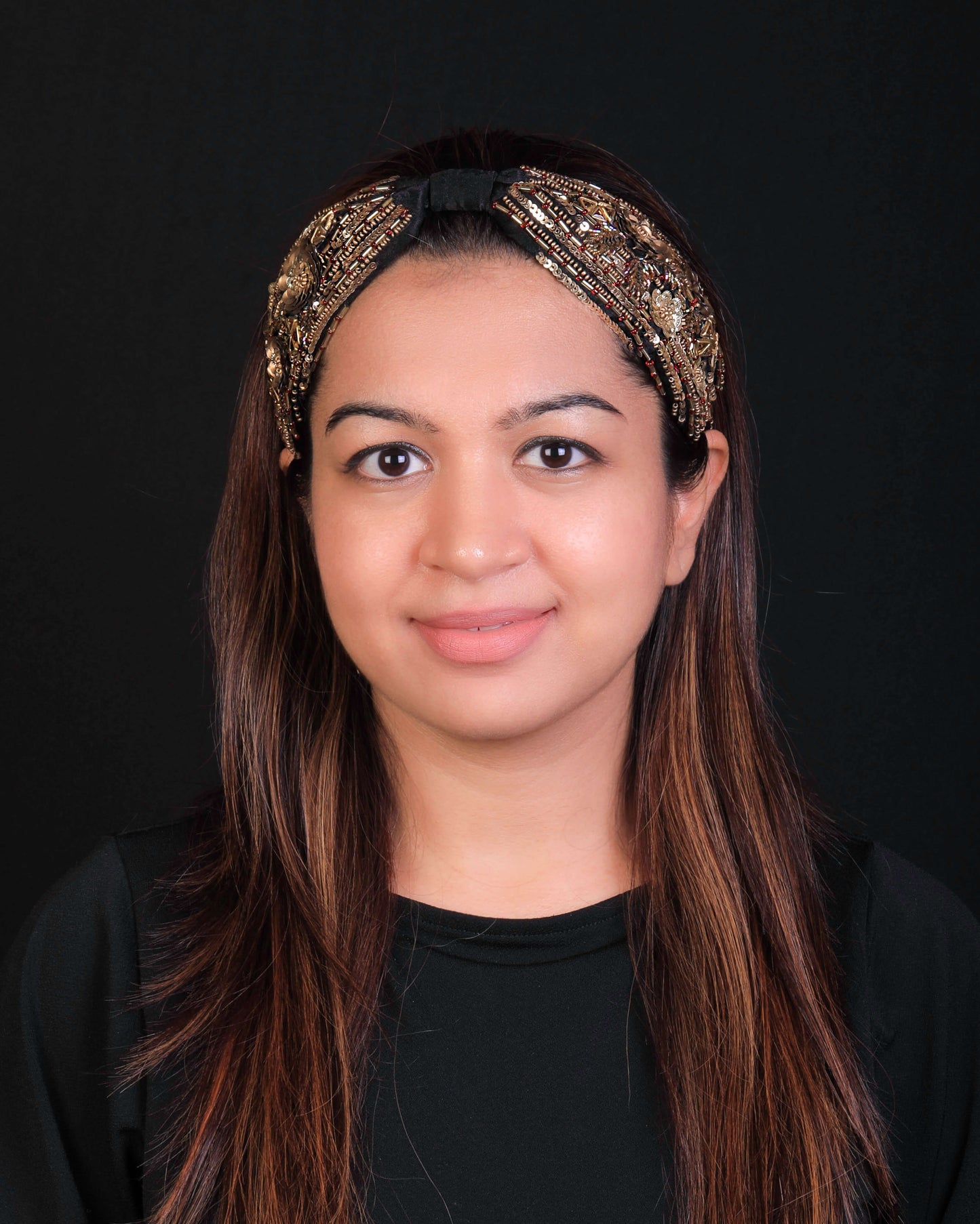 Black Arabian Headband