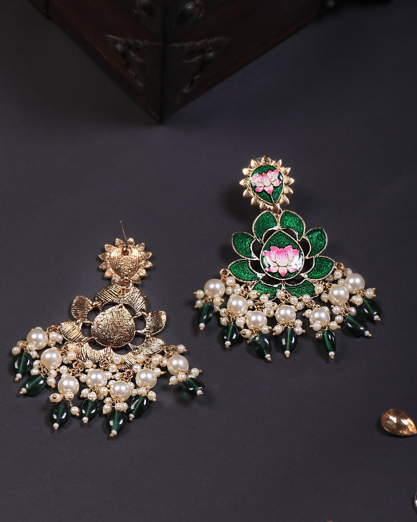 Green Myrah Earrings