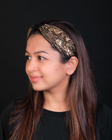 Black Arabian Headband
