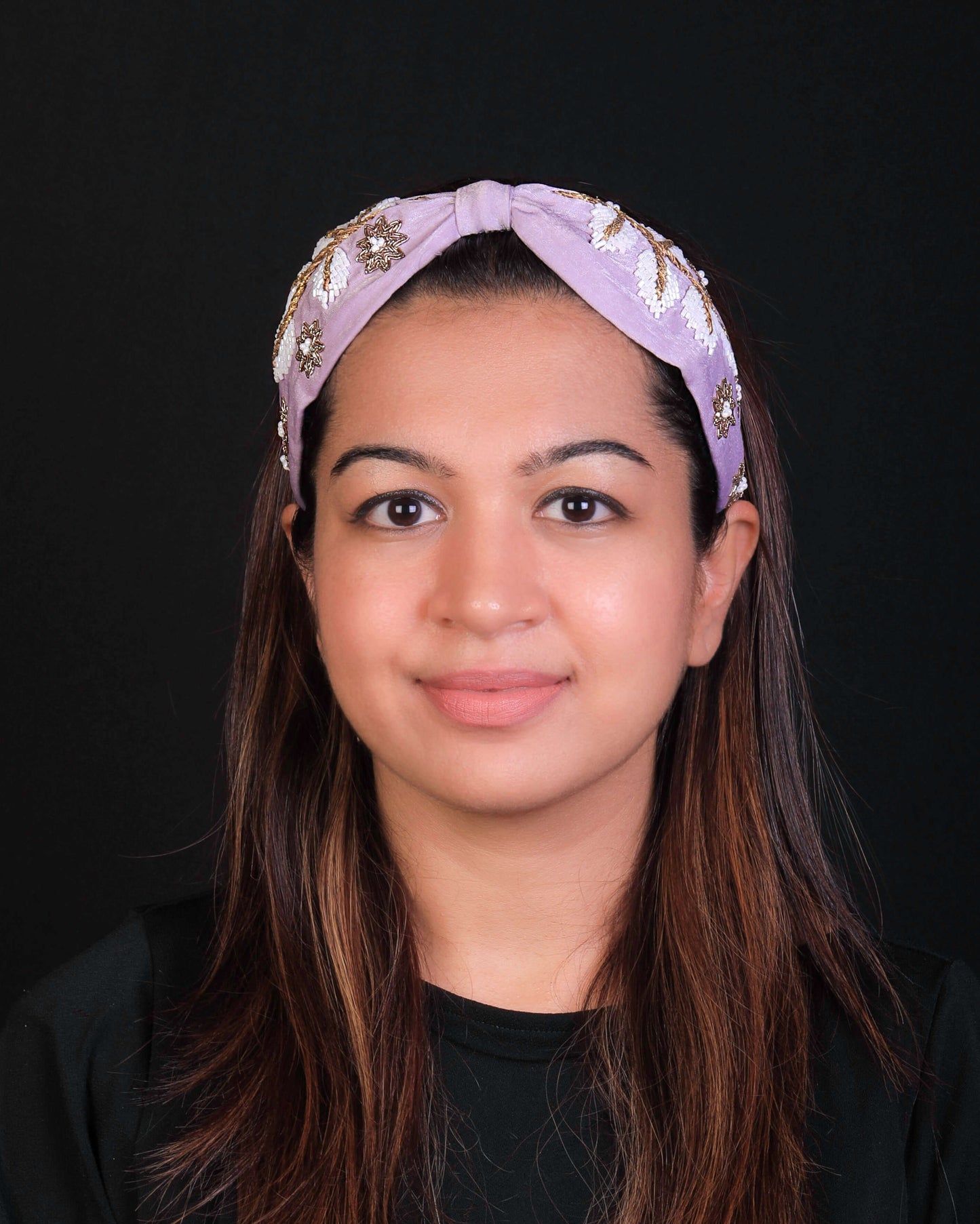 Light Purple Snowflakes Headband