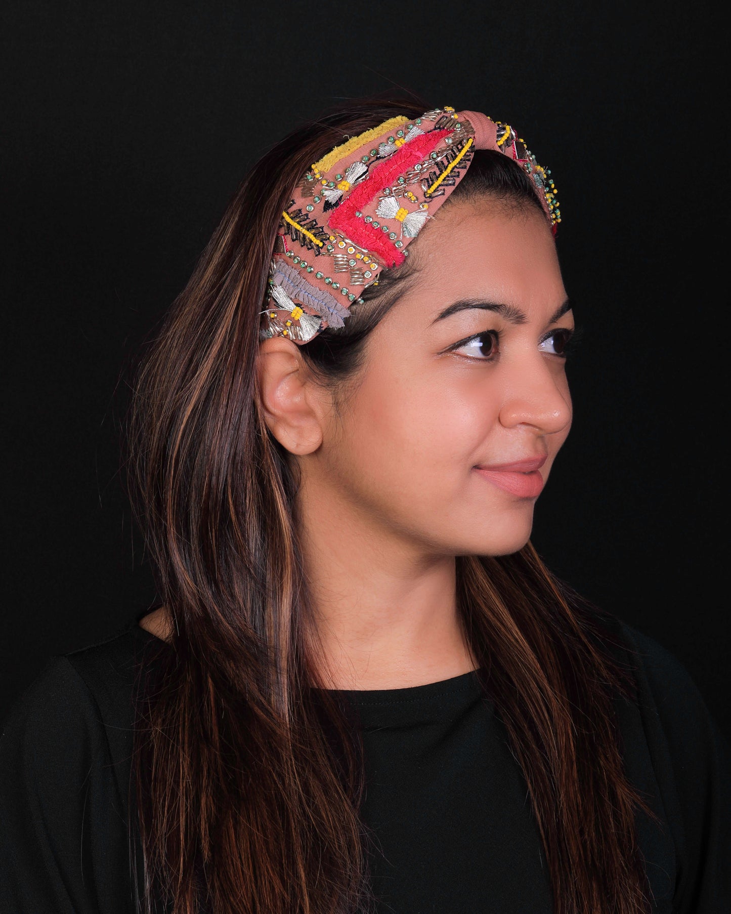 Bohemian Peonies Headband