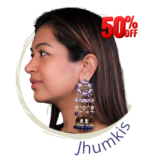 Jhumkis- Flat 50% Off