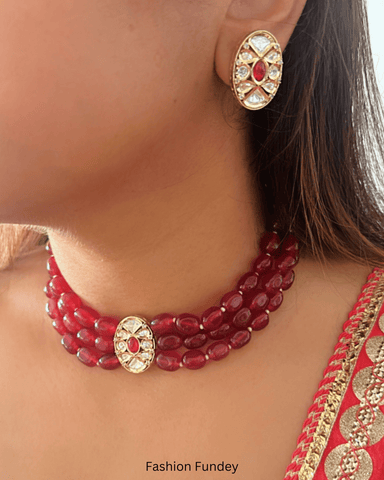 Ruby Red Raka Choker