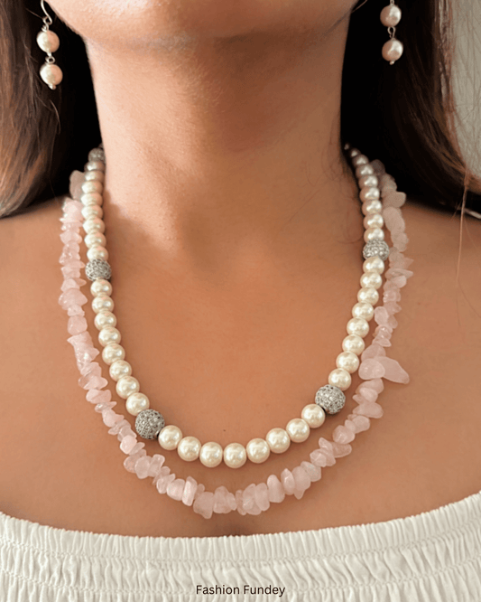 Pink Rida Layered Mala