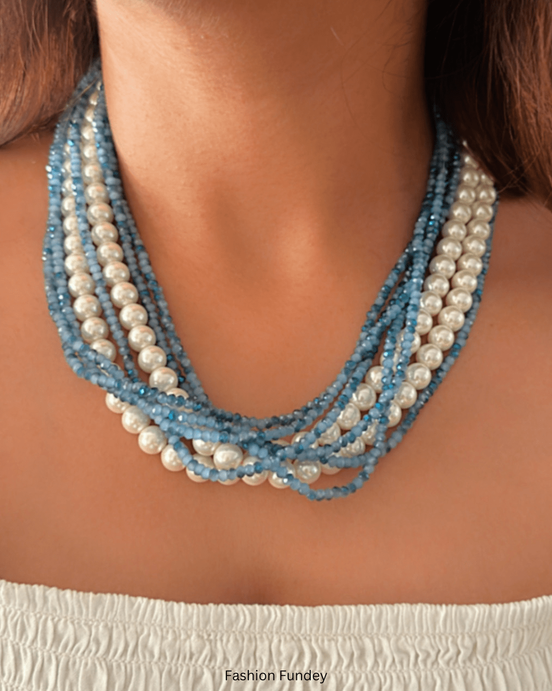 Blue Karyn 2-in-1 Mala