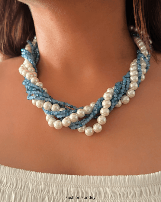 Blue Karyn 2-in-1 Mala