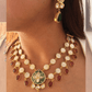 Red Green Inayaat Baroque Pearl Necklace