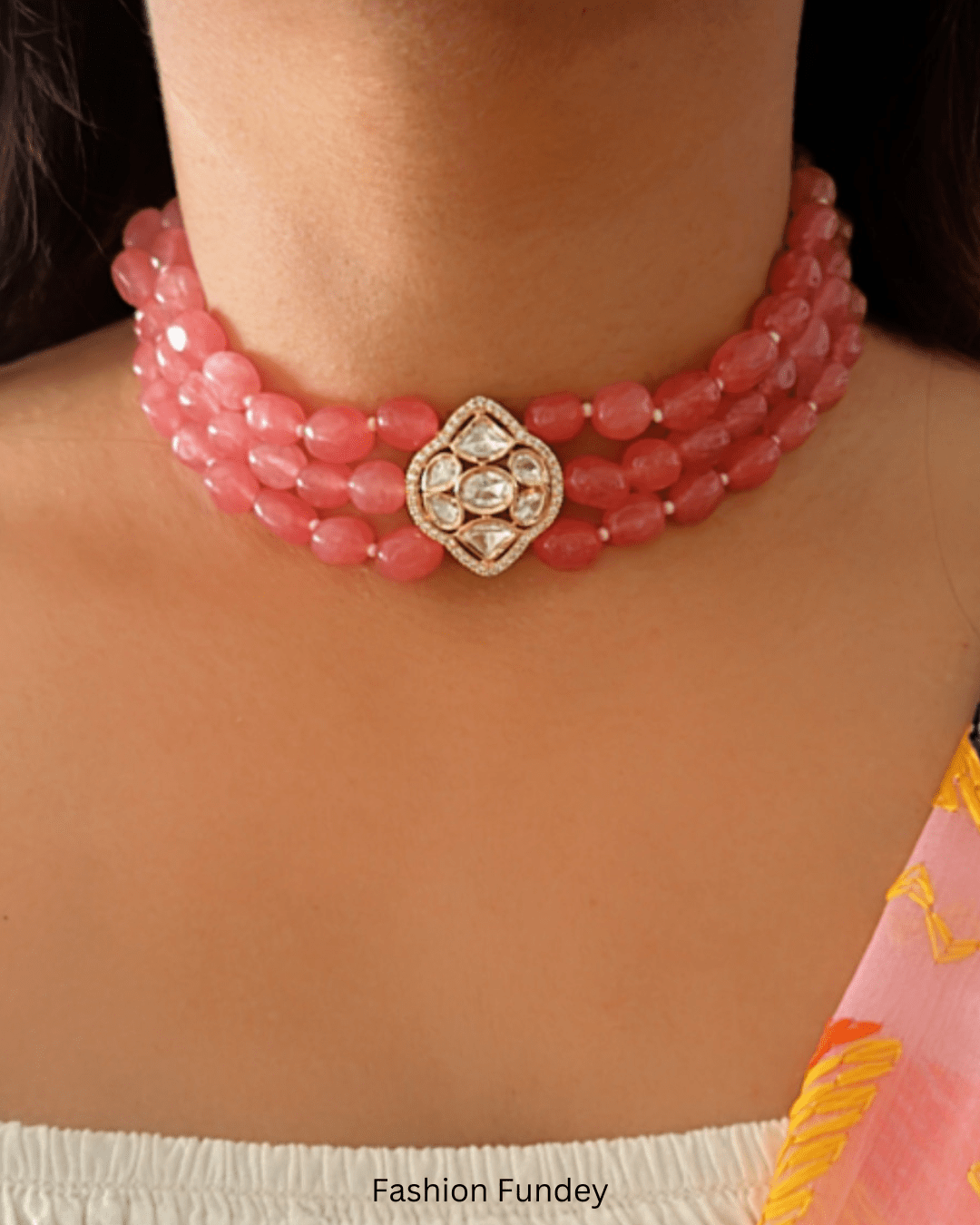 Peach Roma Choker