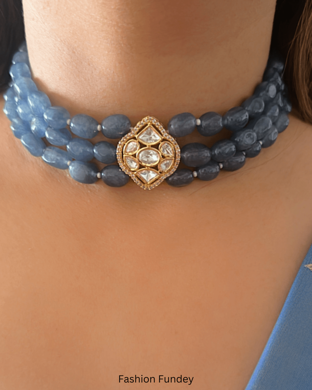 Blue Roma Choker