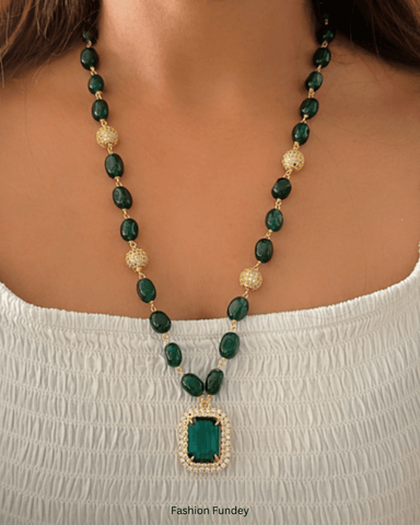 Green Miti Stone Pendant