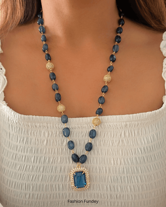 Blue Miti Stone Pendant