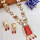 Red Jheel Pearl Pendant