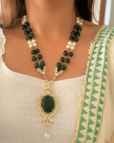 Green Shifaa Stone Pendant