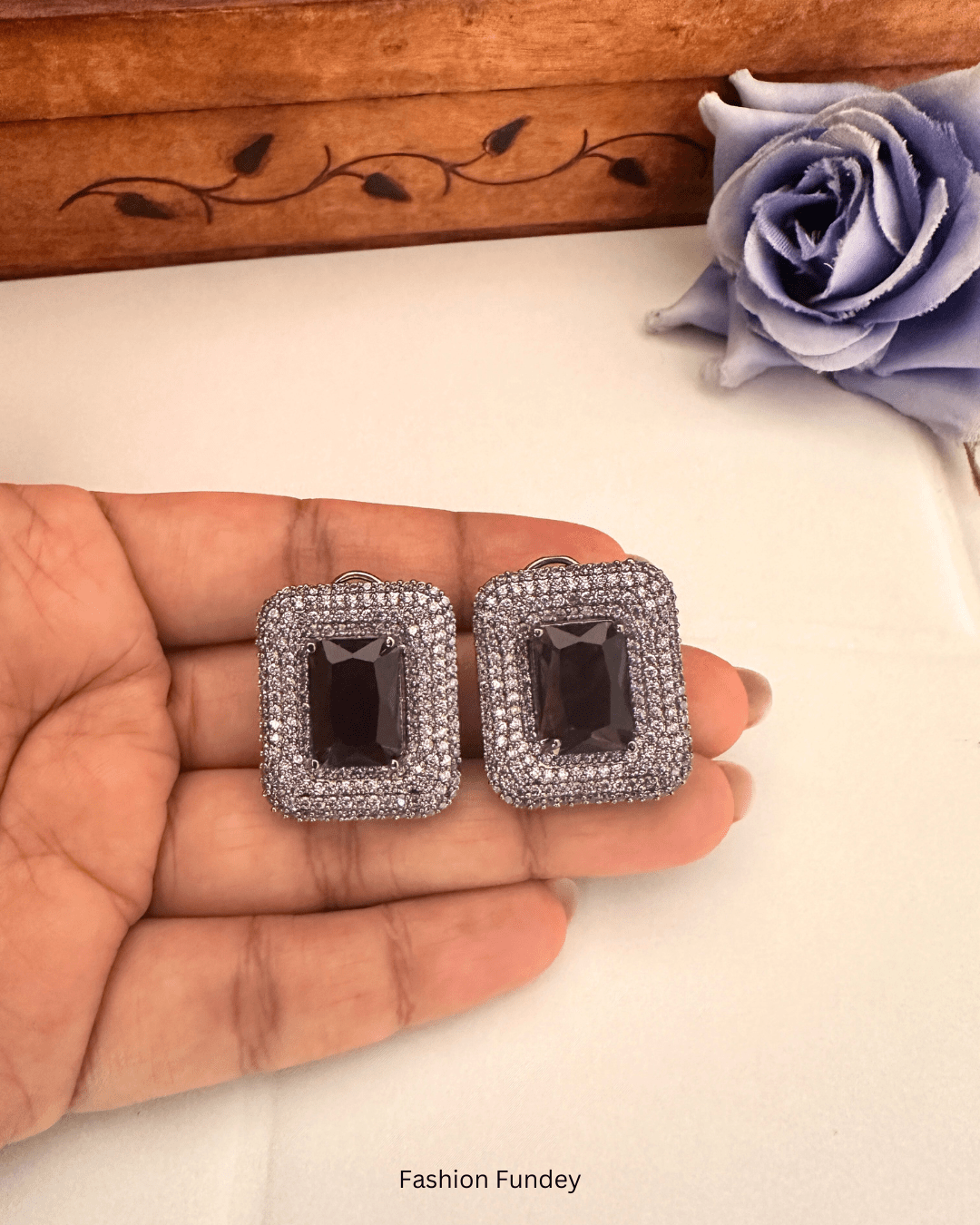 Purple Jane Victorian Studs