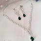 Emerald Green Tess Zirconia Necklace