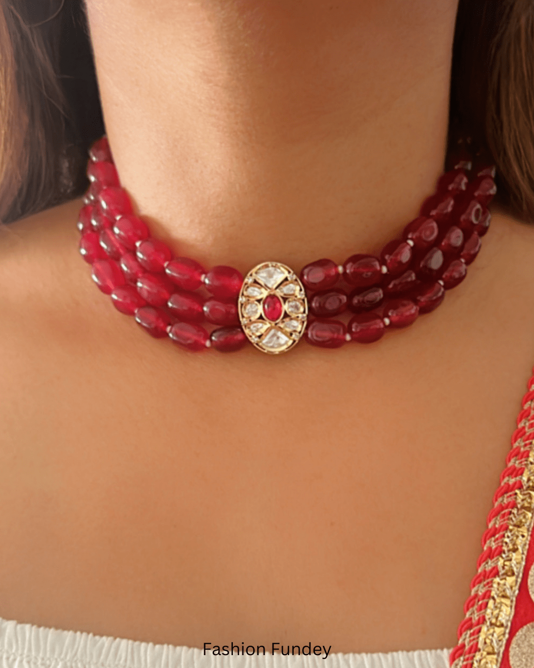 Ruby Red Raka Choker