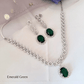 Emerald Green Abby Zirconia Necklace