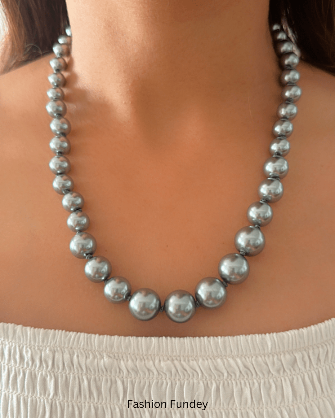 Dark Grey Kerry Pearl Mala