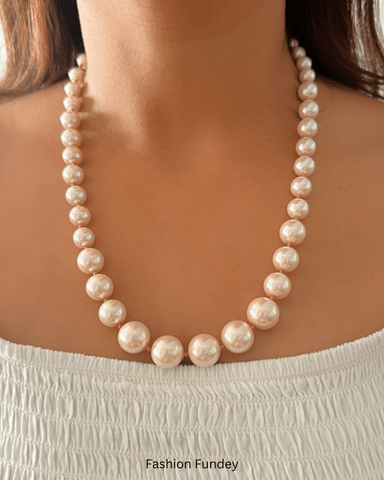 Light Peach Kerry Pearl Mala