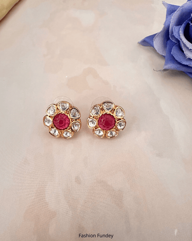 Red Ruma Studs