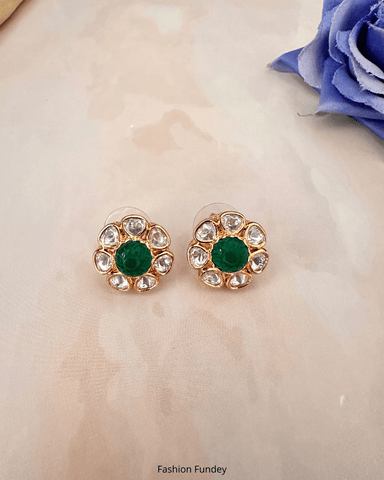 Green Ruma Studs