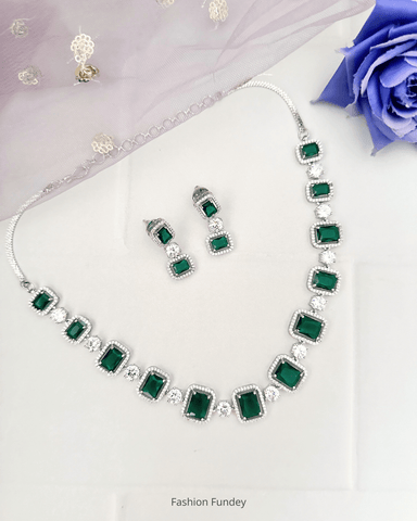 Green Bella Zirconia Choker