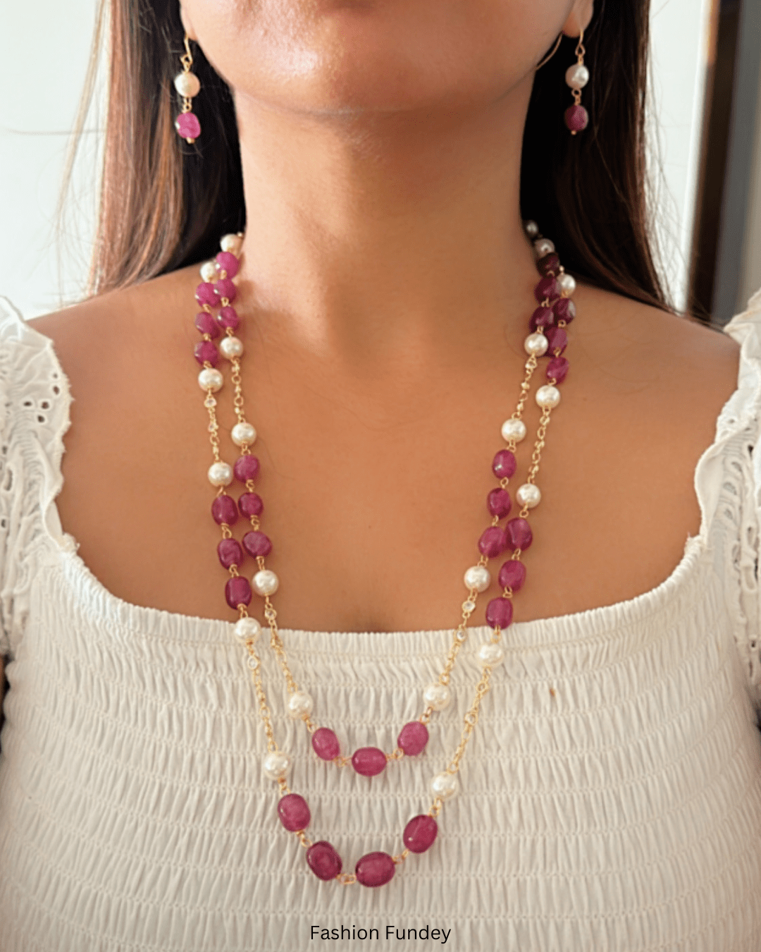 Purple Raven Layered Mala