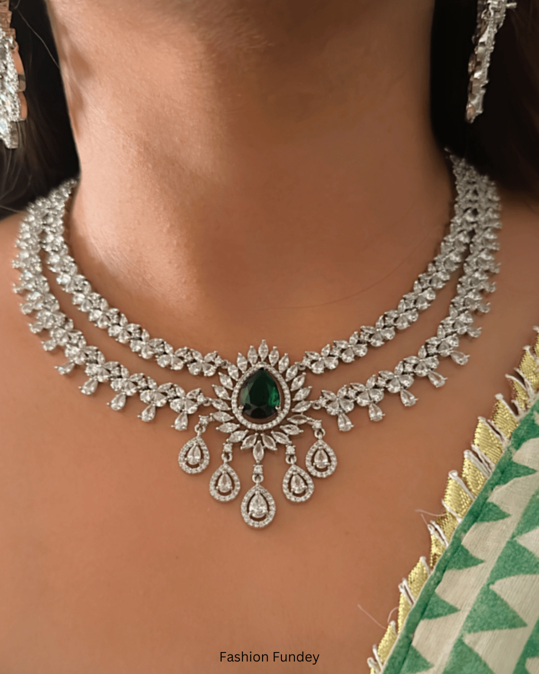 Emerald Green Julia Zirconia Necklace