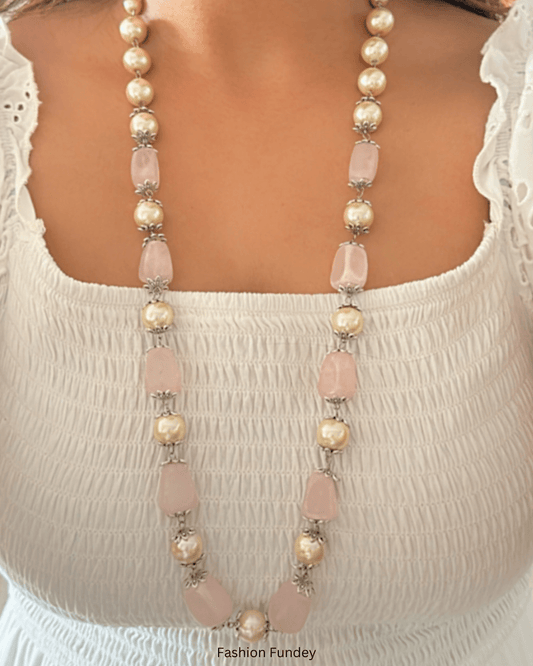 Pastel Pink Reha Pearl Mala